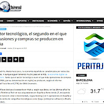 El sector tecnolgico, el segundo en el que ms fusiones y compras se producen en Espaa